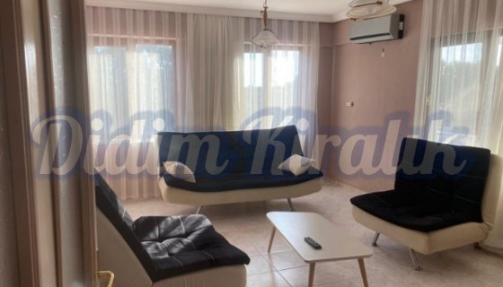 Didim Altınkum'da Yaz Sezonu Kİralık  Orman Manzaralı Kiralık 2+1 Daire
