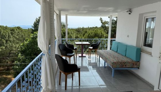 Altınkum da Haziran Ayına Kadar Kiralık Deniz ve Orman Manzaralı Lüks 3+1 Çatı Dubleks 